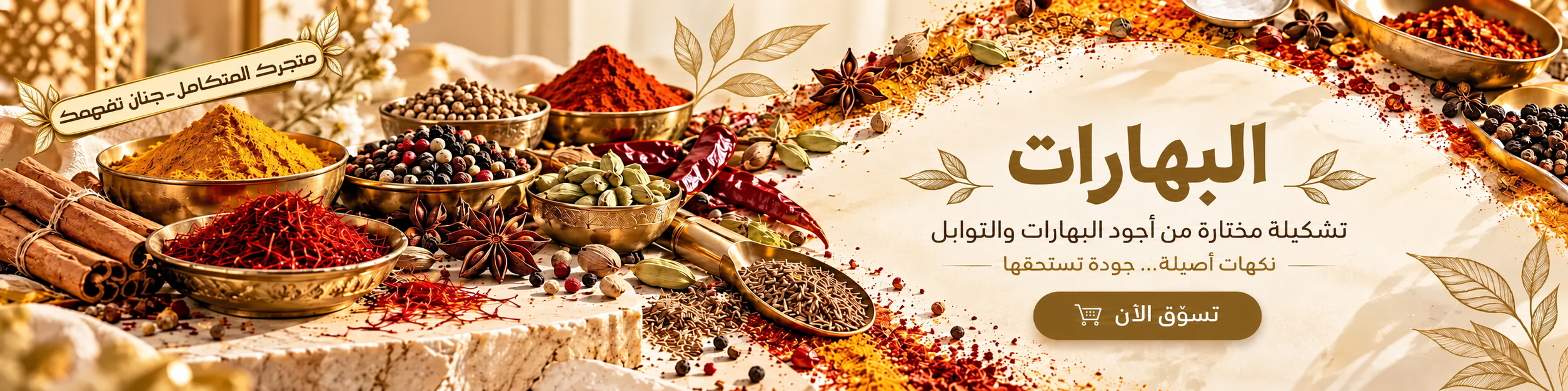 جنان - قسم البهارات والتوابل